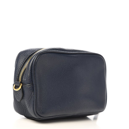 Prada Vitello Daino Cosmetic Pouch Baltico 2 of 9