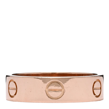 Cartier 18K Pink Gold 5.5mm LOVE Ring 58 8.25 1 of 5