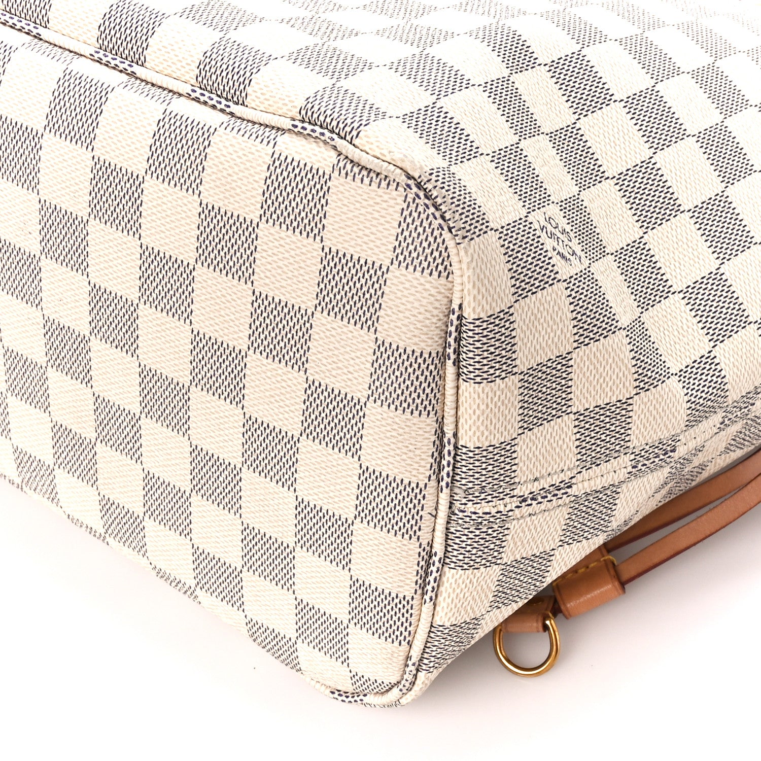 Louis Vuitton Damier Azur Neo Neverfull MM Rose Ballerine 12 of 13