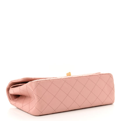 Chanel Aged Calfskin Quilted 2.55 Reissue 225 Flap Pink 4 of 12