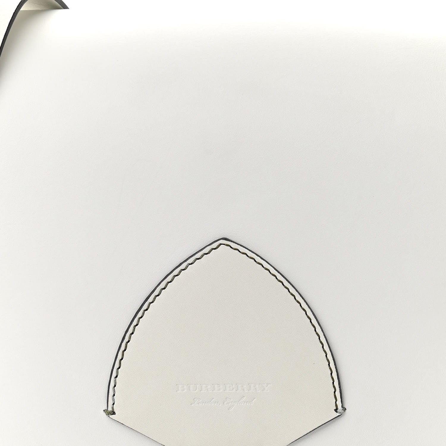 Burberry Calfskin Large Square Satchel Chalk White 7 of 11