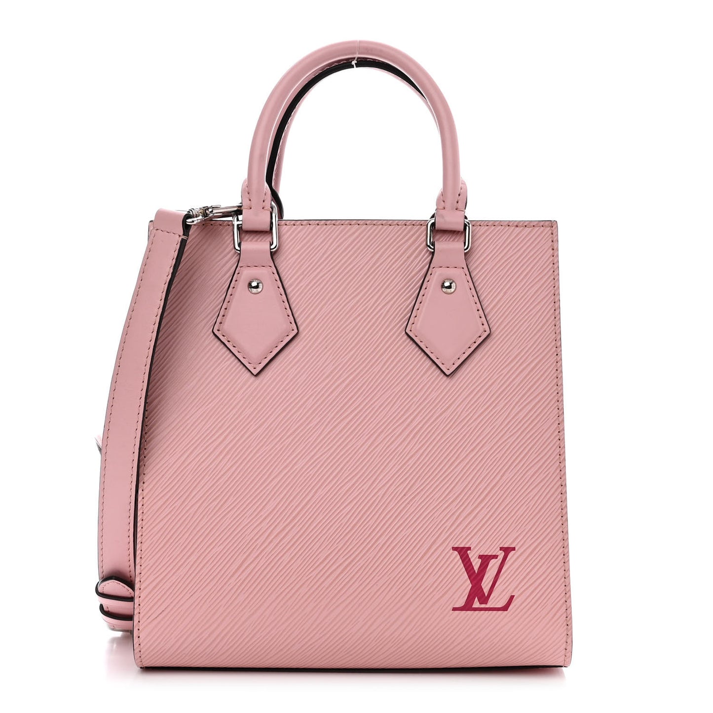 Epi Sac Plat PM Rose Ballerine
