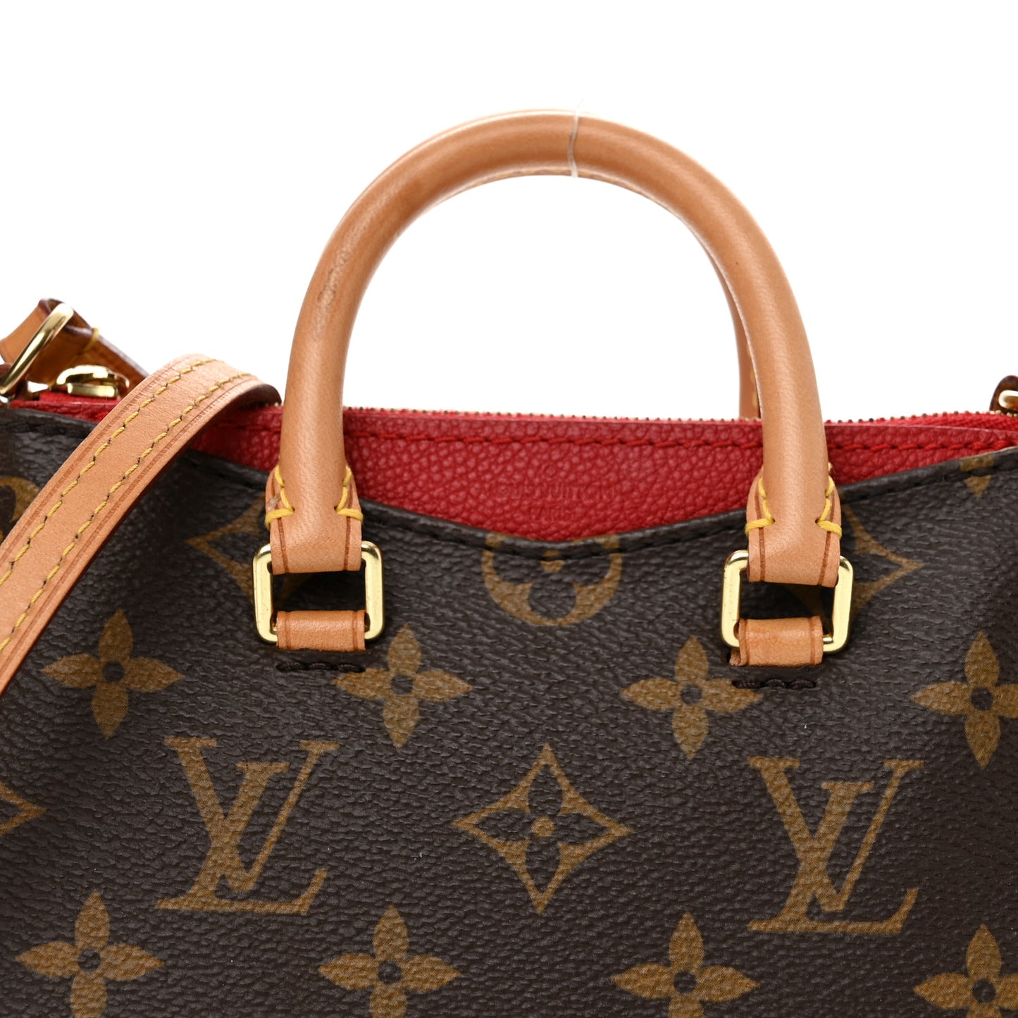 Monogram Nano Pallas Cherry