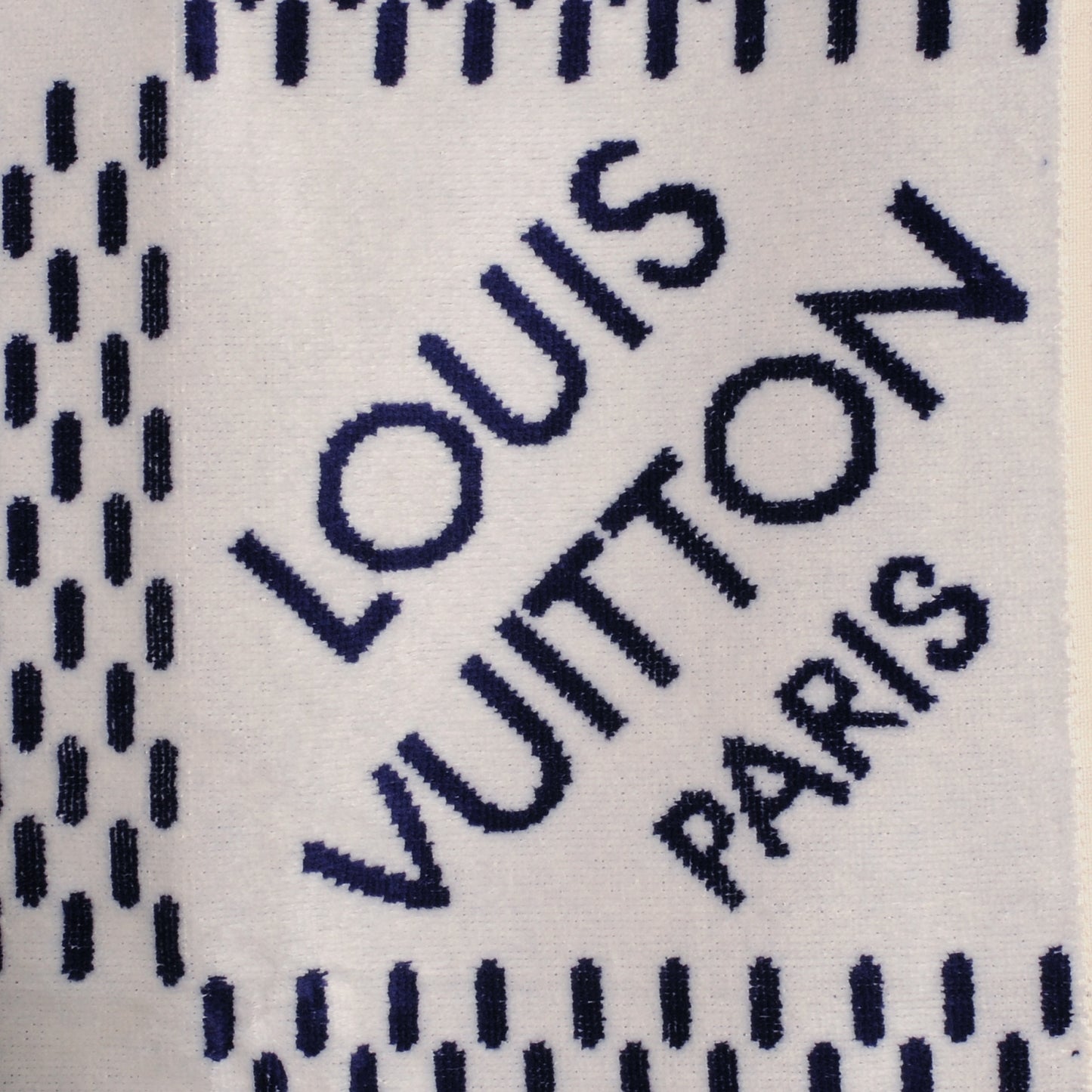 Cotton Damier Azur Towel