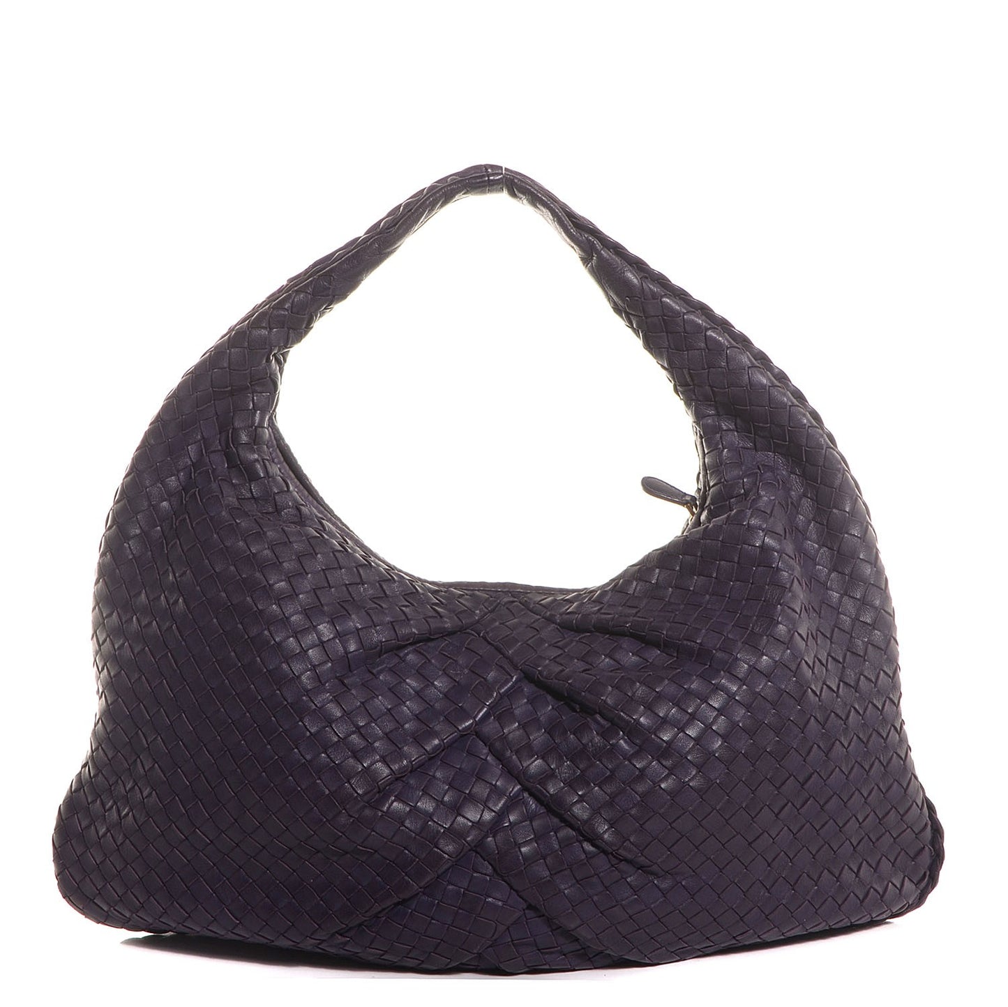 Nappa Intrecciato Pleated Large Veneta Hobo Turbolence
