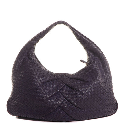 Bottega Veneta Nappa Intrecciato Pleated Large Veneta Hobo Turbolence 1 of 9