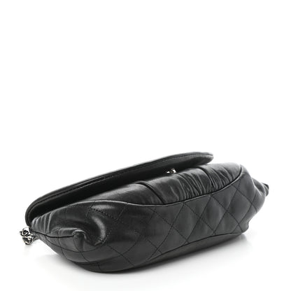Chanel Lambskin Half Moon Wallet On Chain WOC Black 4 of 11