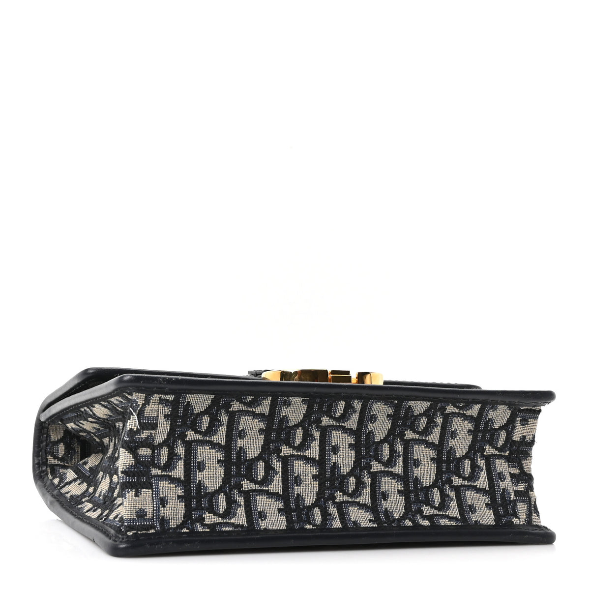 Christian Dior Oblique Small 30 Montaigne Flap Bag Blue 4 of 9