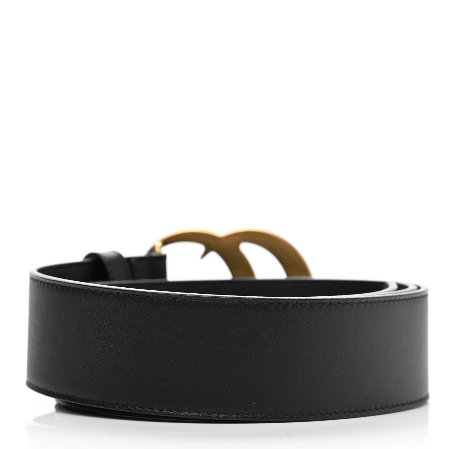 Gucci Calfskin Double G 40mm Belt 95 38 Black 2 of 5