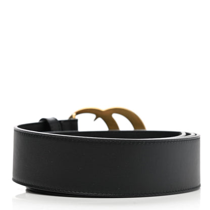Gucci Calfskin Double G 40mm Belt 95 38 Black 2 of 5