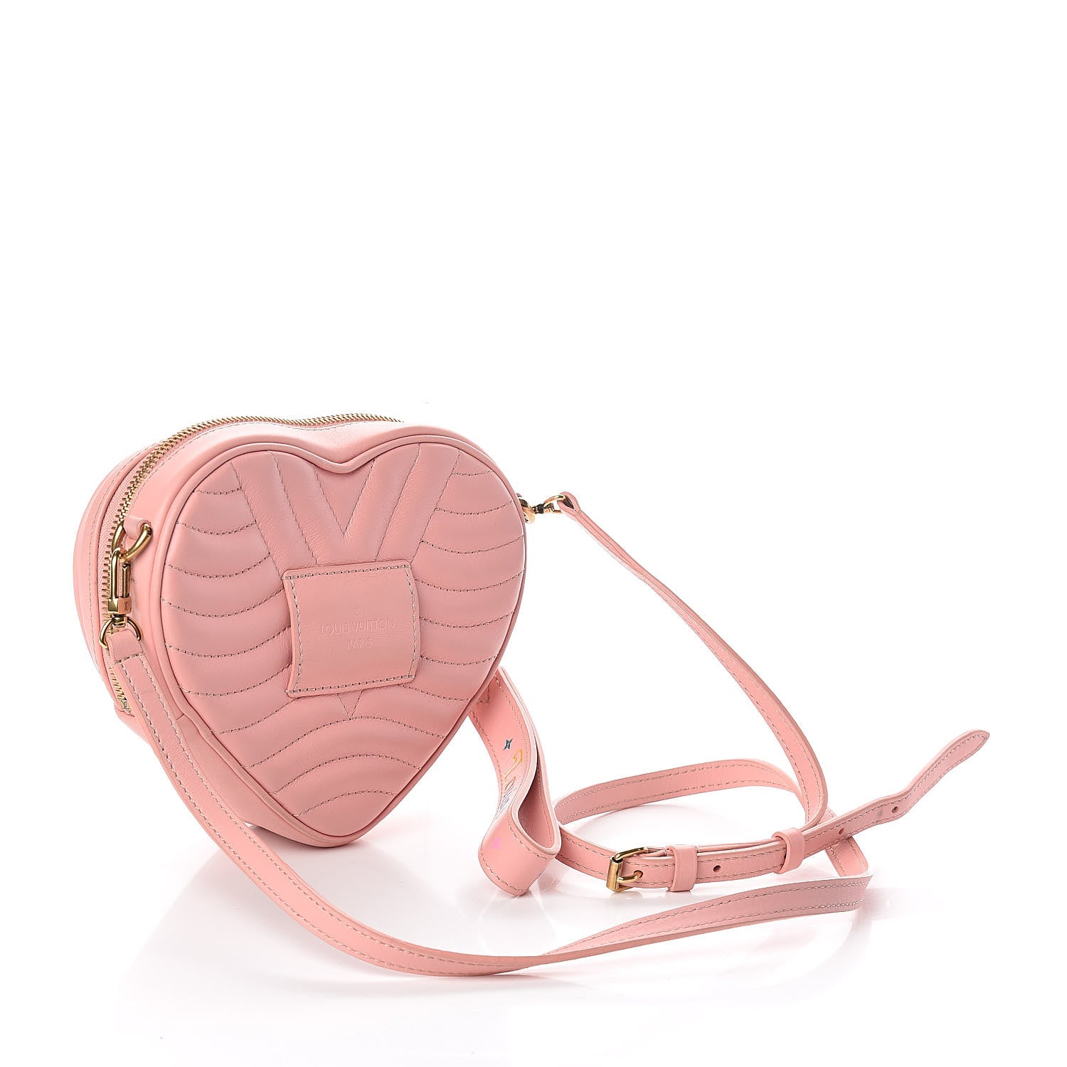 Louis Vuitton Calfskin New Wave Heart Bag Rose Pomettes 3 of 8