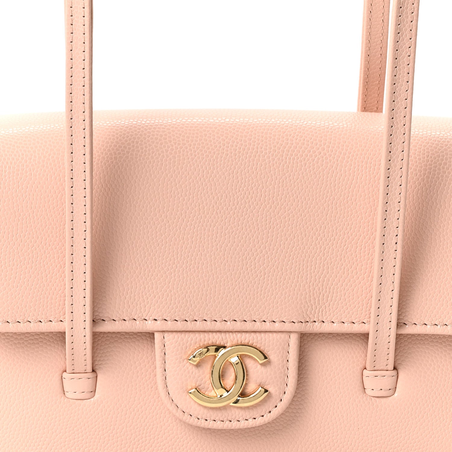 Chanel Shiny Caviar Mini Preppy Coco Shoulder Bag Light Pink 7 of 9