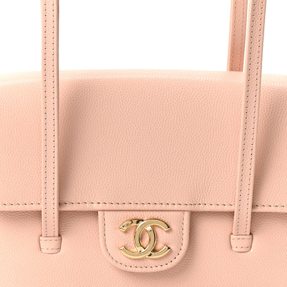 Chanel Shiny Caviar Mini Preppy Coco Shoulder Bag Light Pink 7 of 9