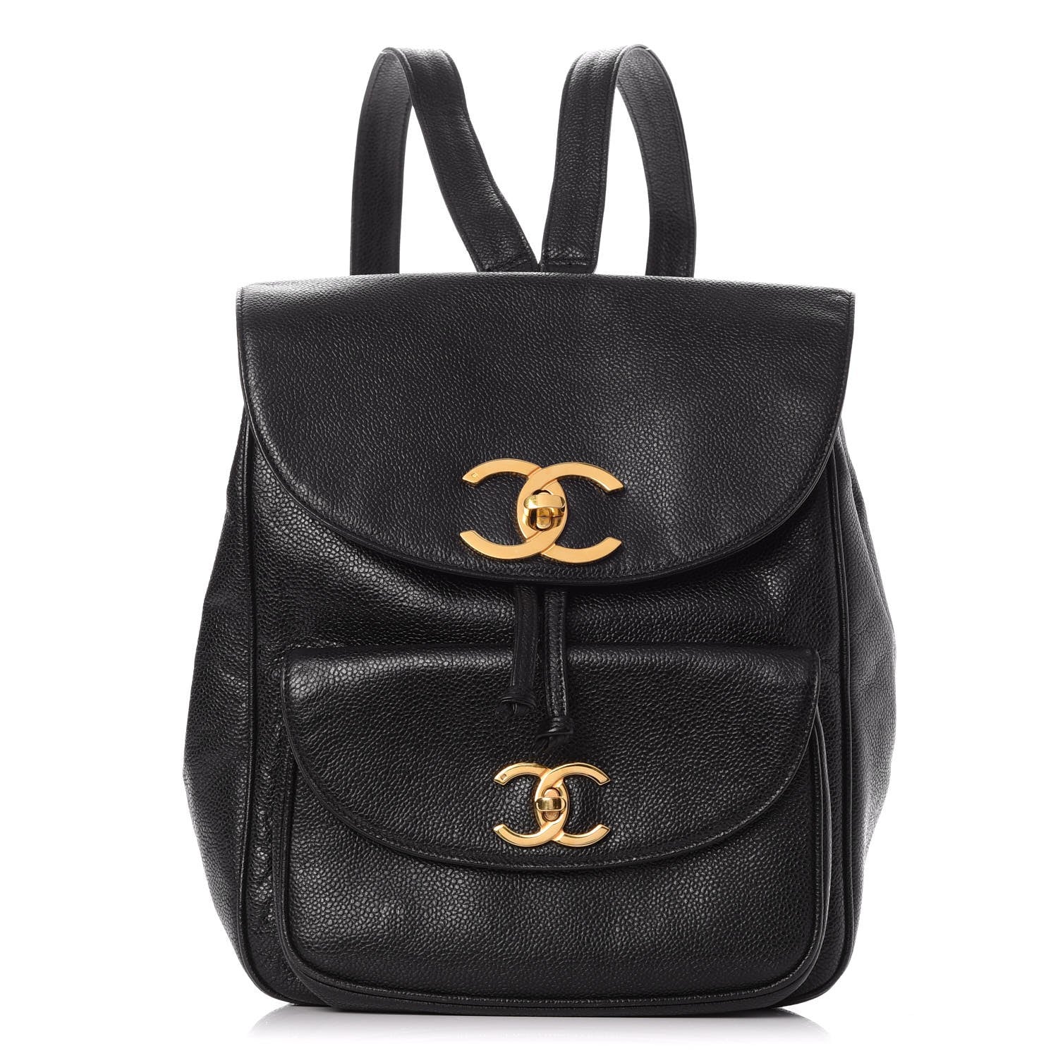 Chanel Caviar Drawstring Backpack Black 1 of 8