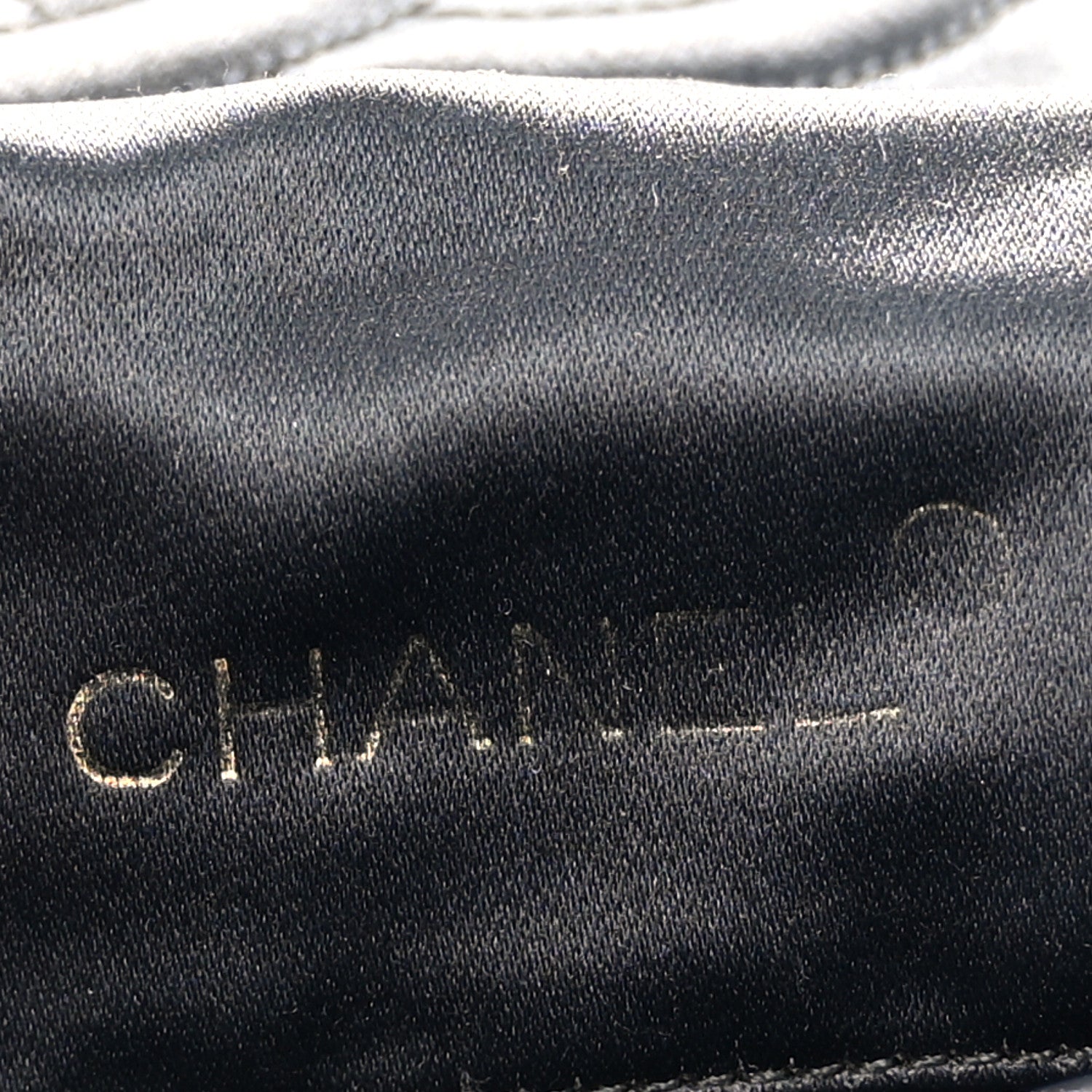 Chanel Satin Quilted Half Moon Flap Black 6 of 16