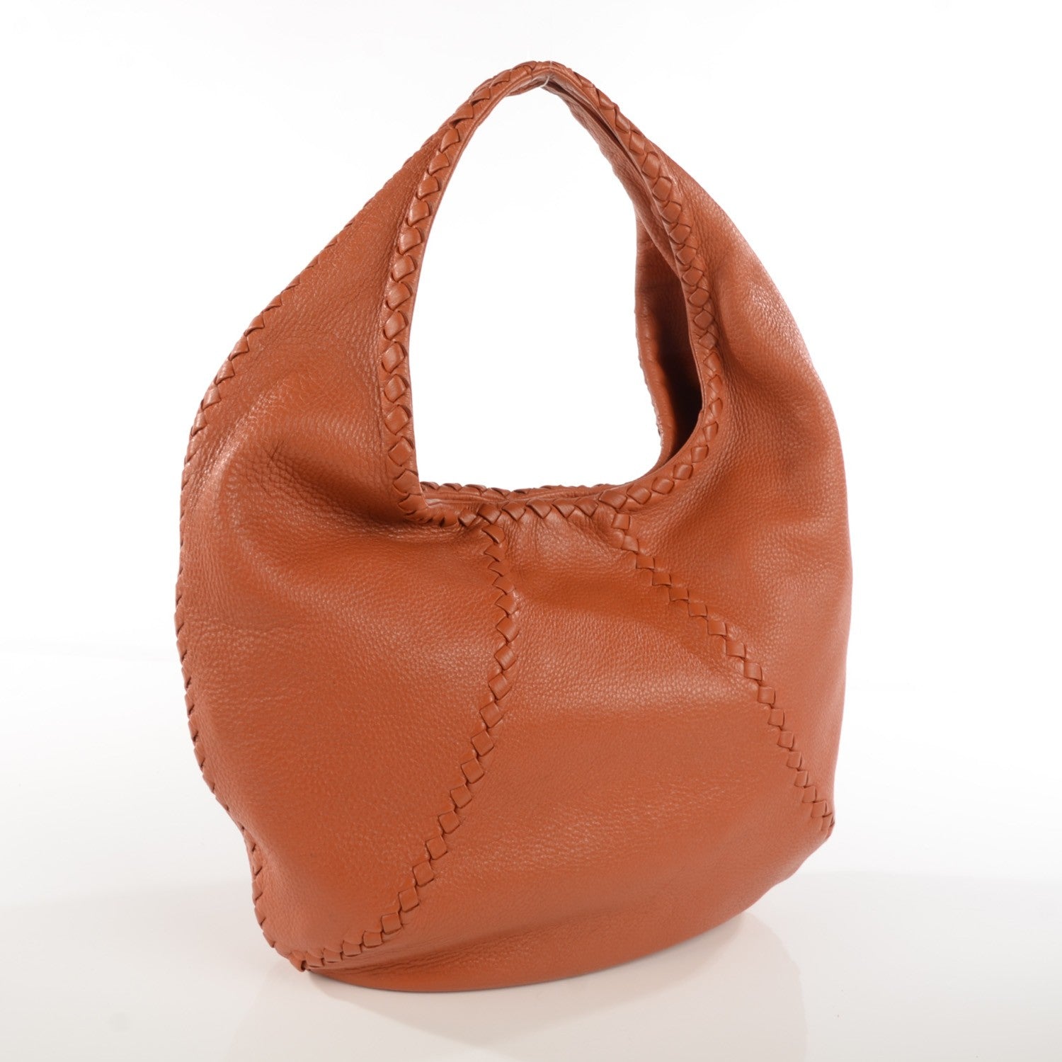 Bottega Veneta Cervo Deerskin Large Hobo Pumpkin 3 of 9