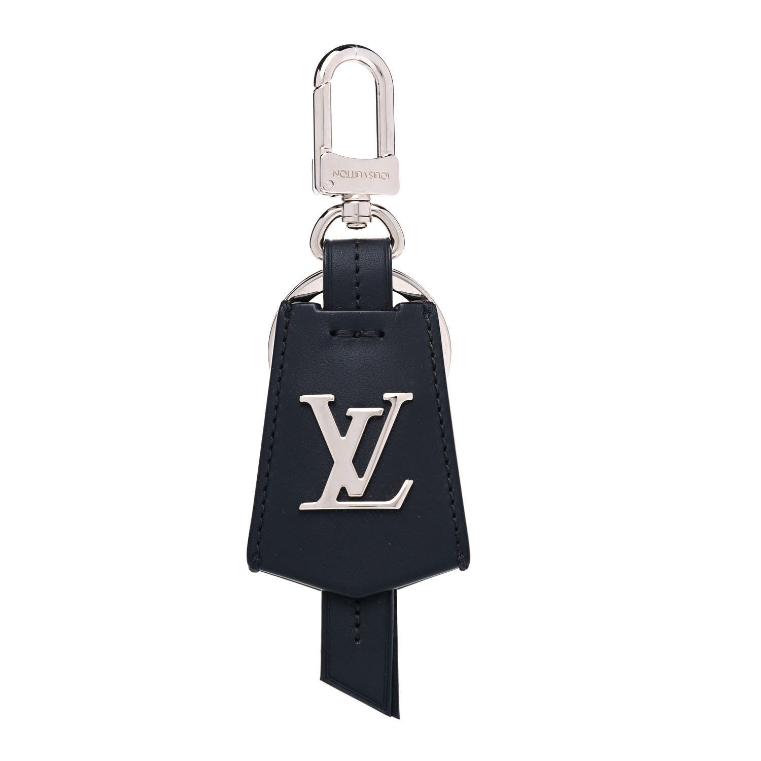 Louis Vuitton Calfskin Clochette Key Holder Black 1 of 3
