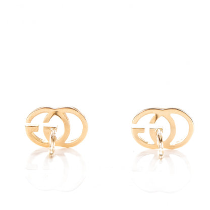 Gucci 18K Yellow Gold GG Tissue Stud Earrings 3 of 6