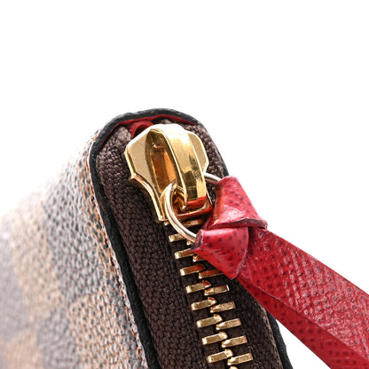 Louis Vuitton Damier Ebene Clemence Wallet Cherry 11 of 11