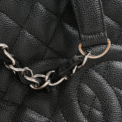 Chanel Caviar Quilted Grand Shopping Tote GST Black 12 of 14