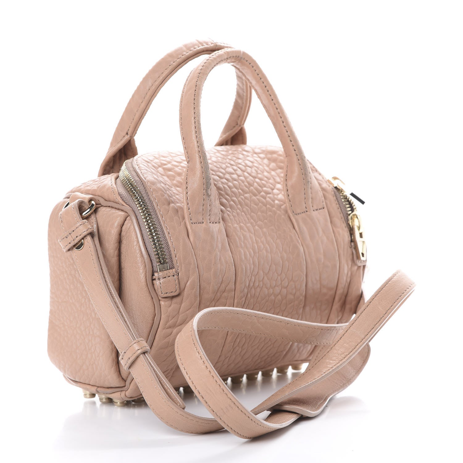 Alexander Wang Pebbled Lambskin Mini Rockie Blush Pale Gold Hardware 2 of 16