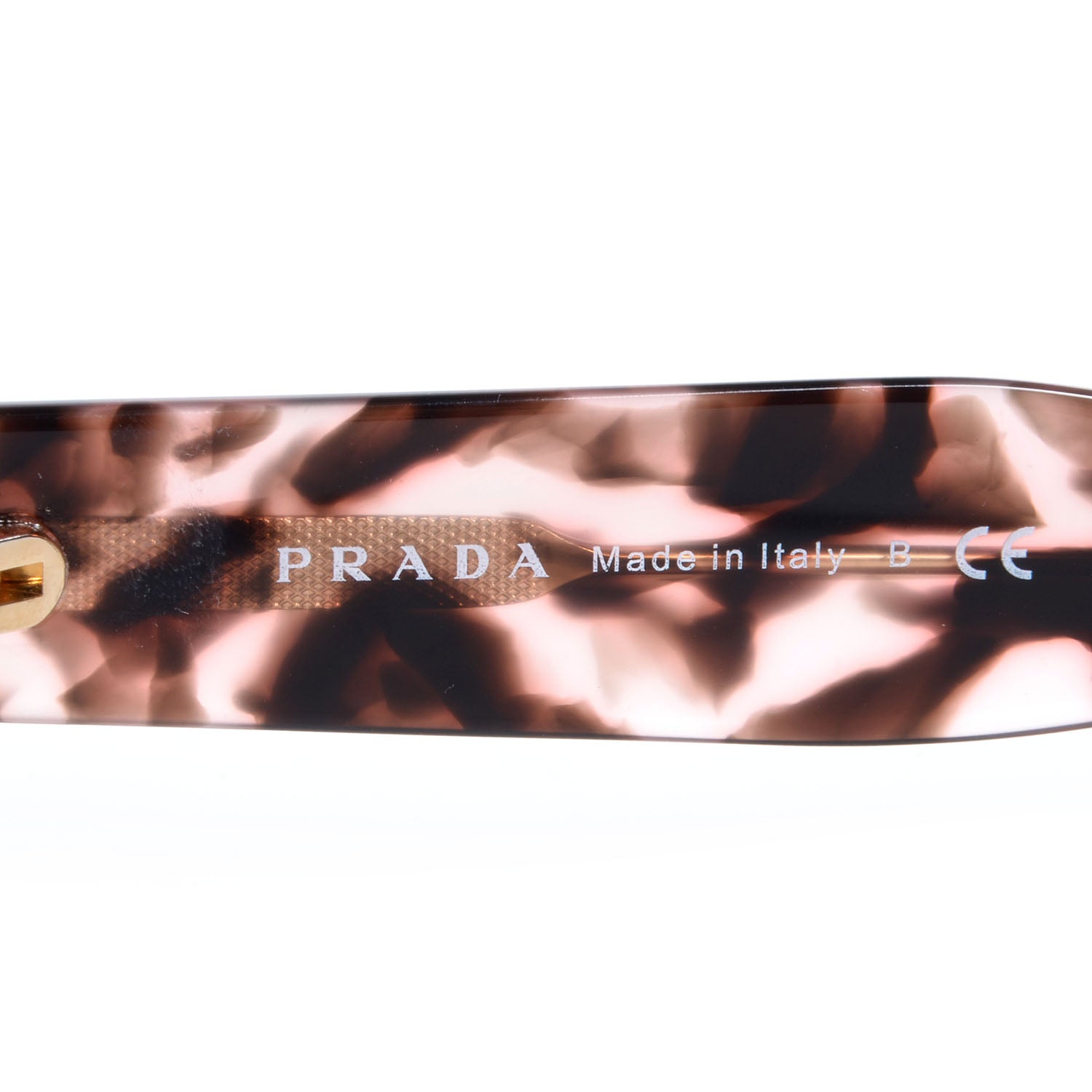 Prada Poeme Sunglasses SPR 02Q Ivory Brown Havana 6 of 6