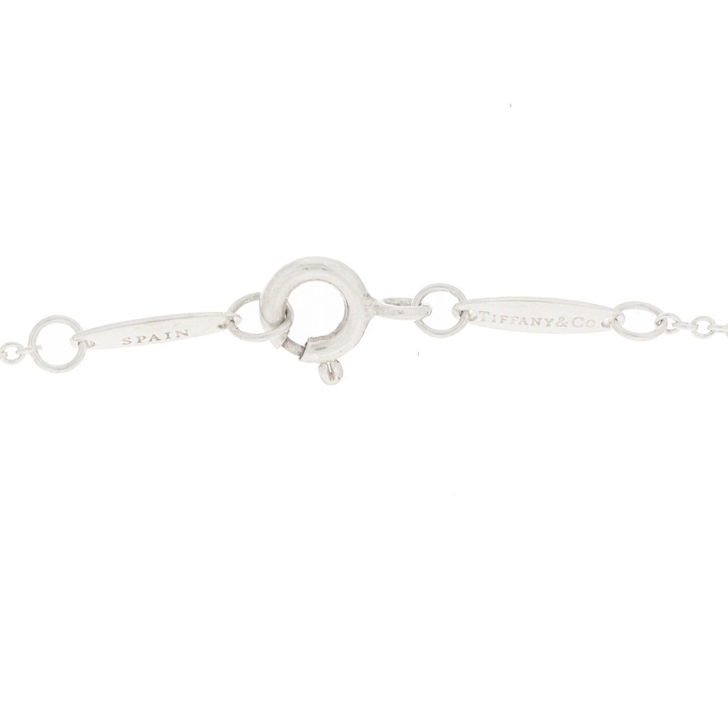 Sterling Silver Elsa Peretti Infinity Cross Pendant Necklace