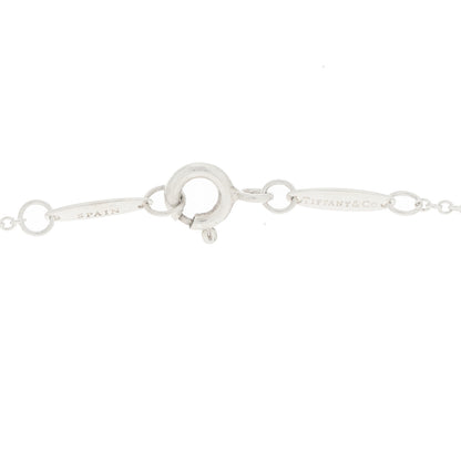 Tiffany Sterling Silver Elsa Peretti Infinity Cross Pendant Necklace 4 of 6