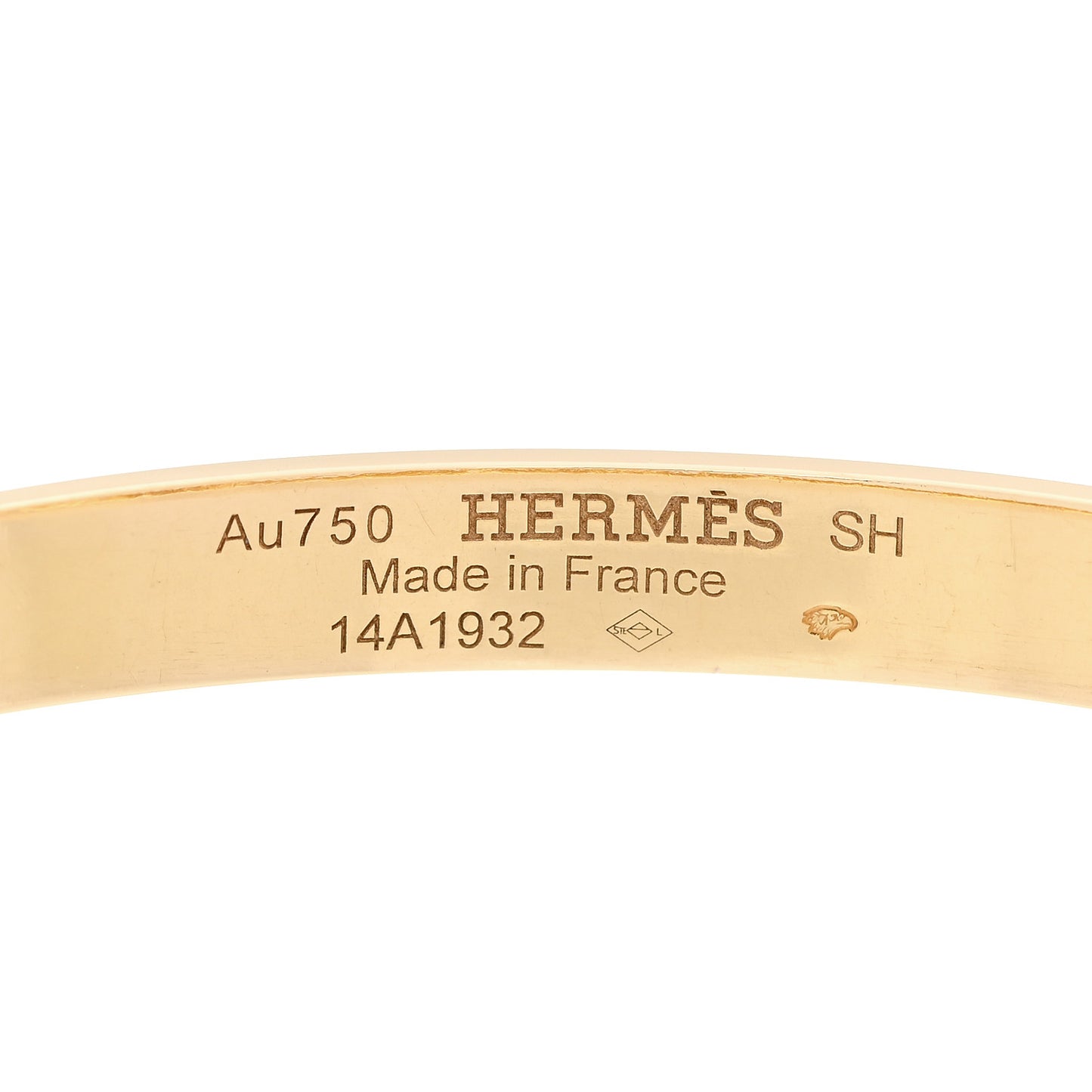 18K Yellow Gold PM Collier De Chien Bracelet SH
