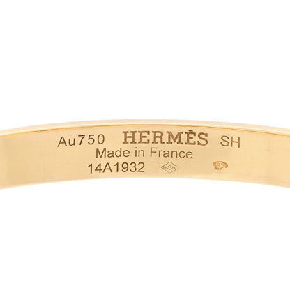 Hermes 18K Yellow Gold PM Collier De Chien Bracelet SH 4 of 5