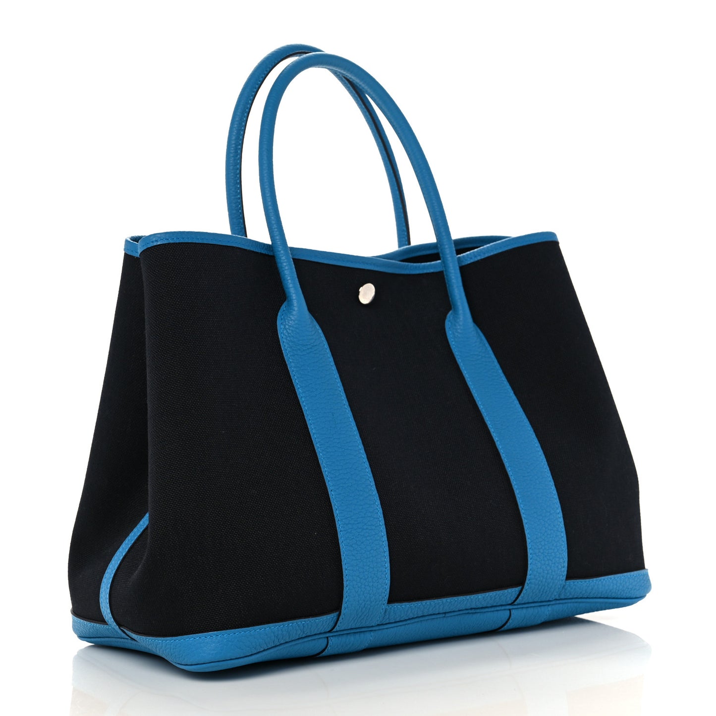 Toile Negonda Garden Party Tote 36 MM Black Bleu Zanzibar