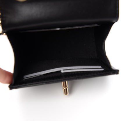 Chanel Lambskin Quilted Mini Trendy CC Chain Wallet Black 4 of 9