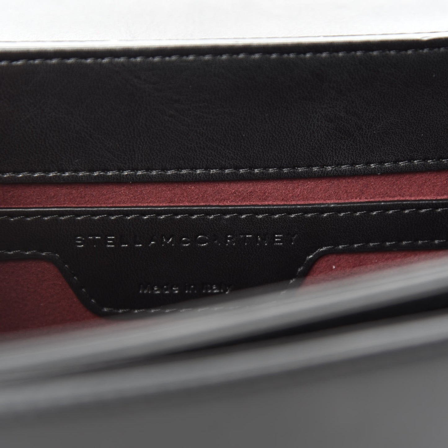 Eco Alter Nappa Medium Falabella Box Bird Shoulder Bag Black
