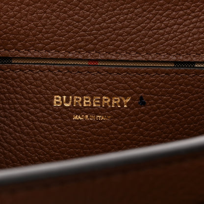 Burberry Calfskin Vintage Check Note Crossbody Bag Tan 6 of 12