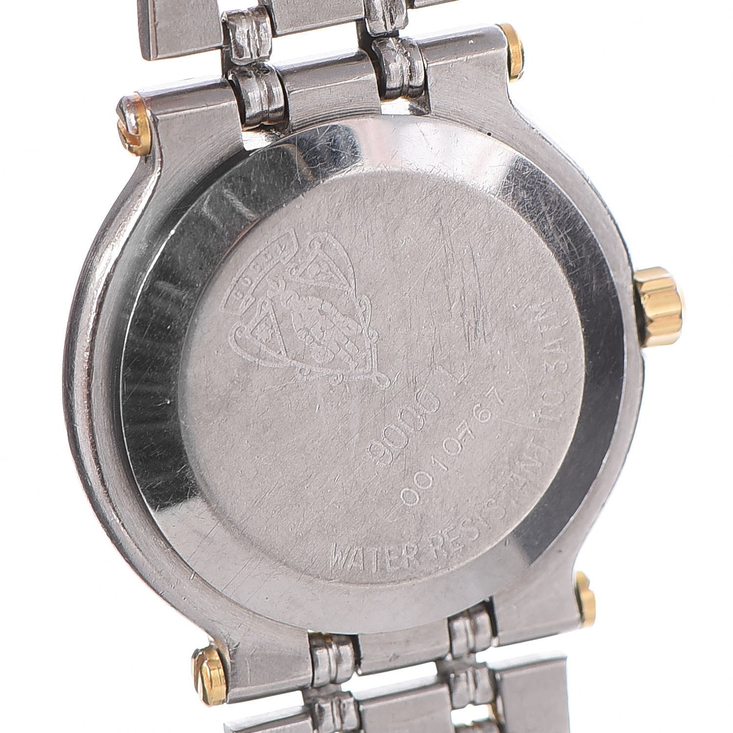 Gucci Stainless Steel 18K Yellow Gold Plated 9000L Quartz Watch 6 of 11