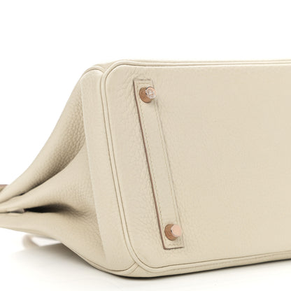 Hermes Taurillon Clemence Birkin 30 Nata 9 of 14