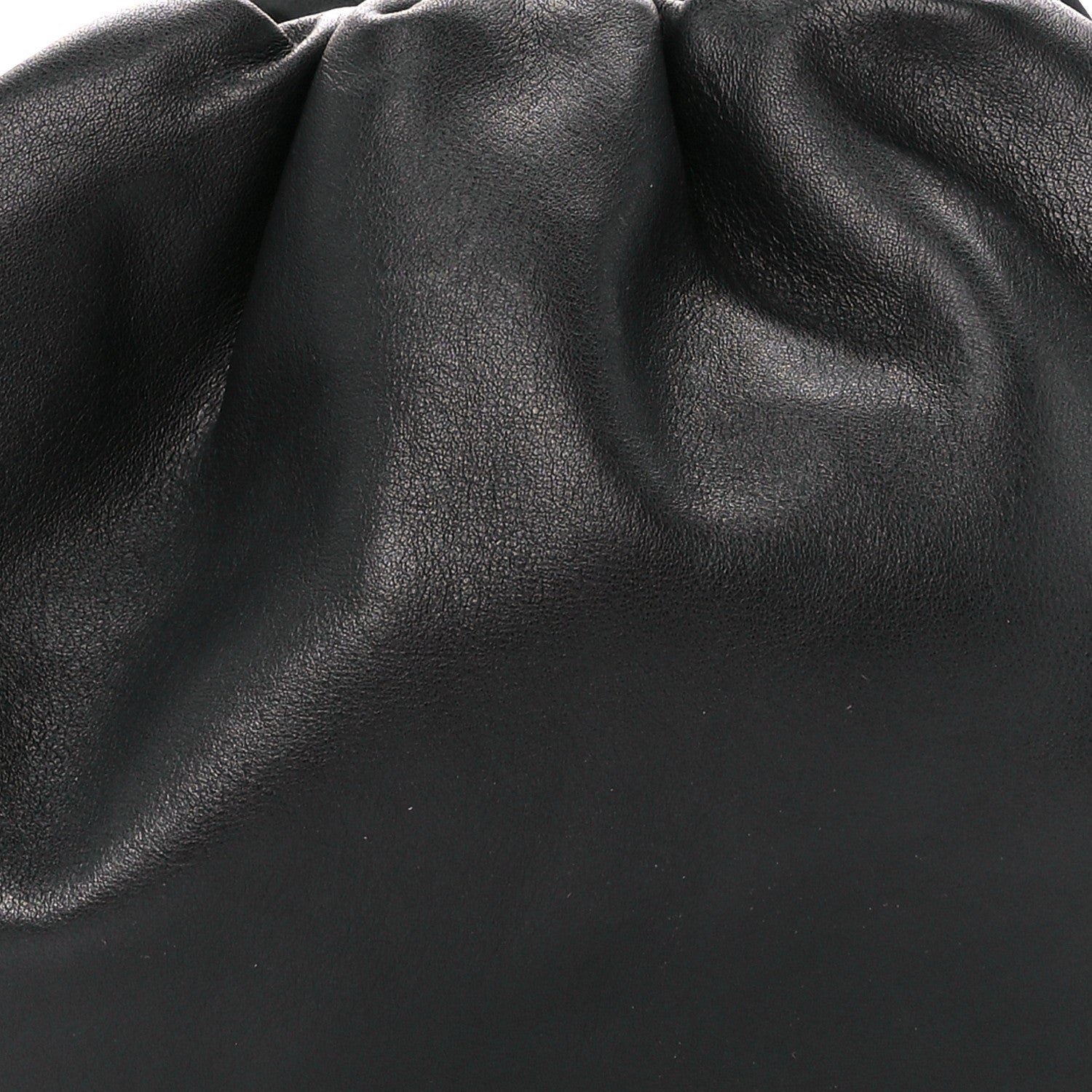 Bottega Veneta Smooth Butter Calf Teen Pouch Black 9 of 11