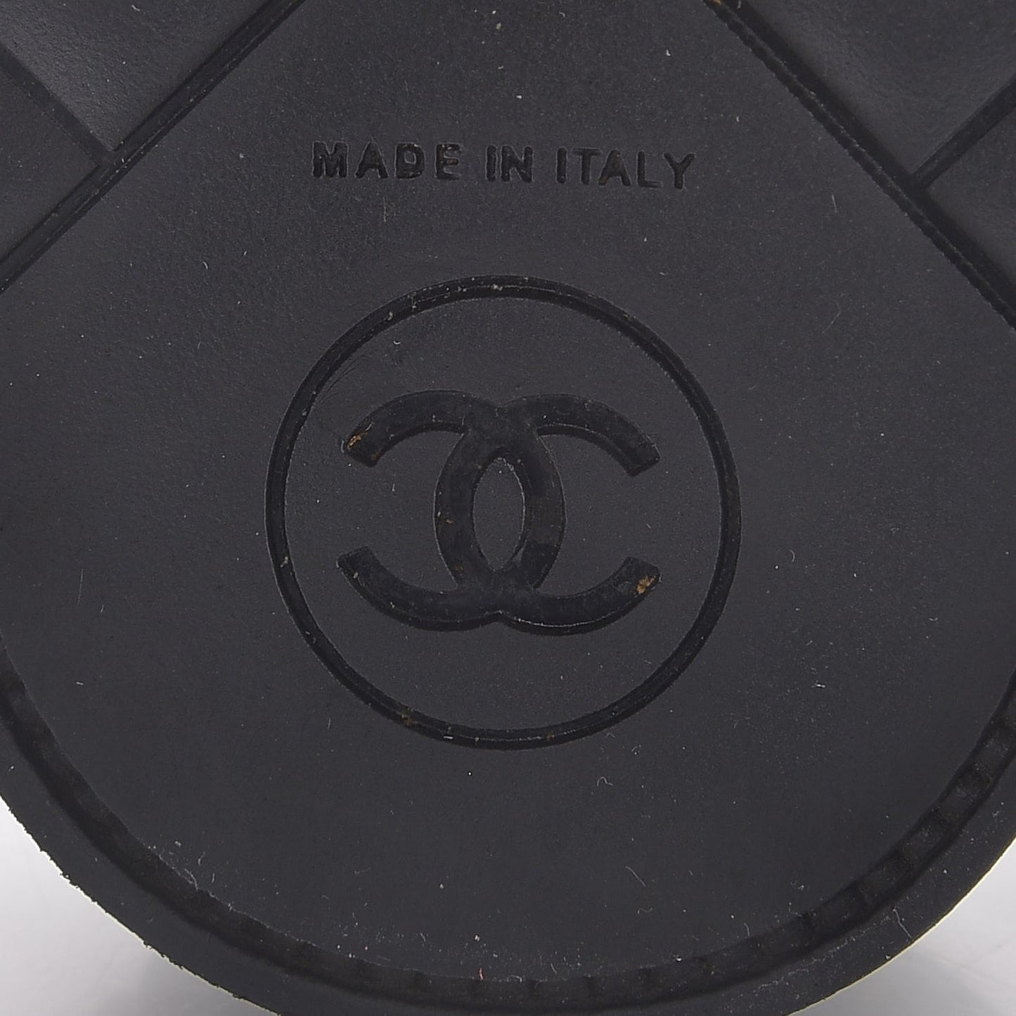 Grosgrain Pearl Flat Sandals 39 Black