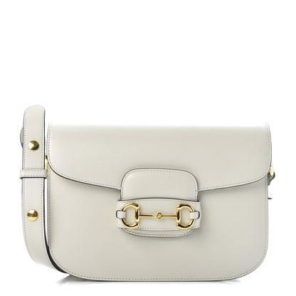 Gucci Azalea Calfskin Horsebit 1955 Shoulder Bag Mystic White 1 of 10