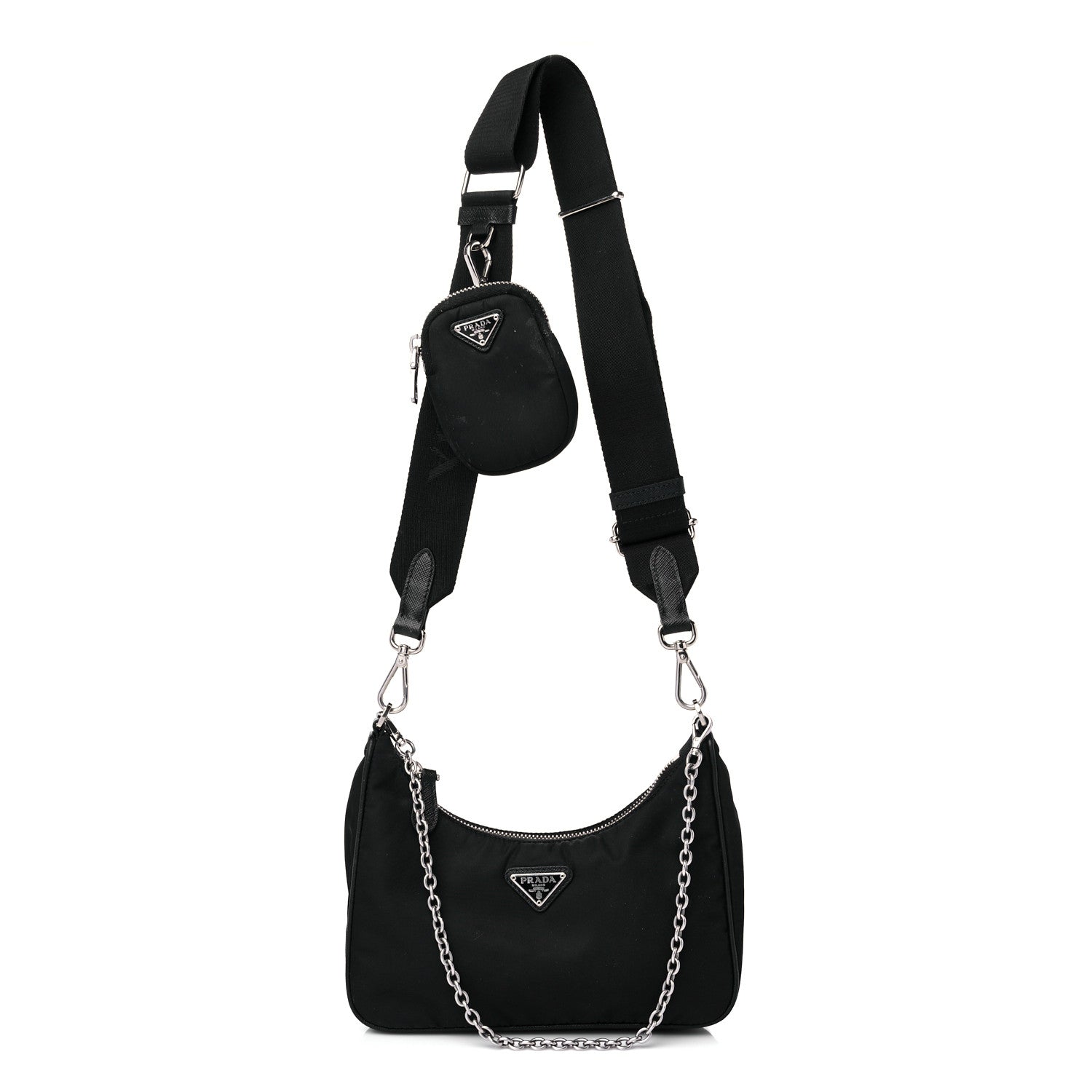 Prada Nylon Re-Edition 2005 Shoulder Bag Black 1 of 18