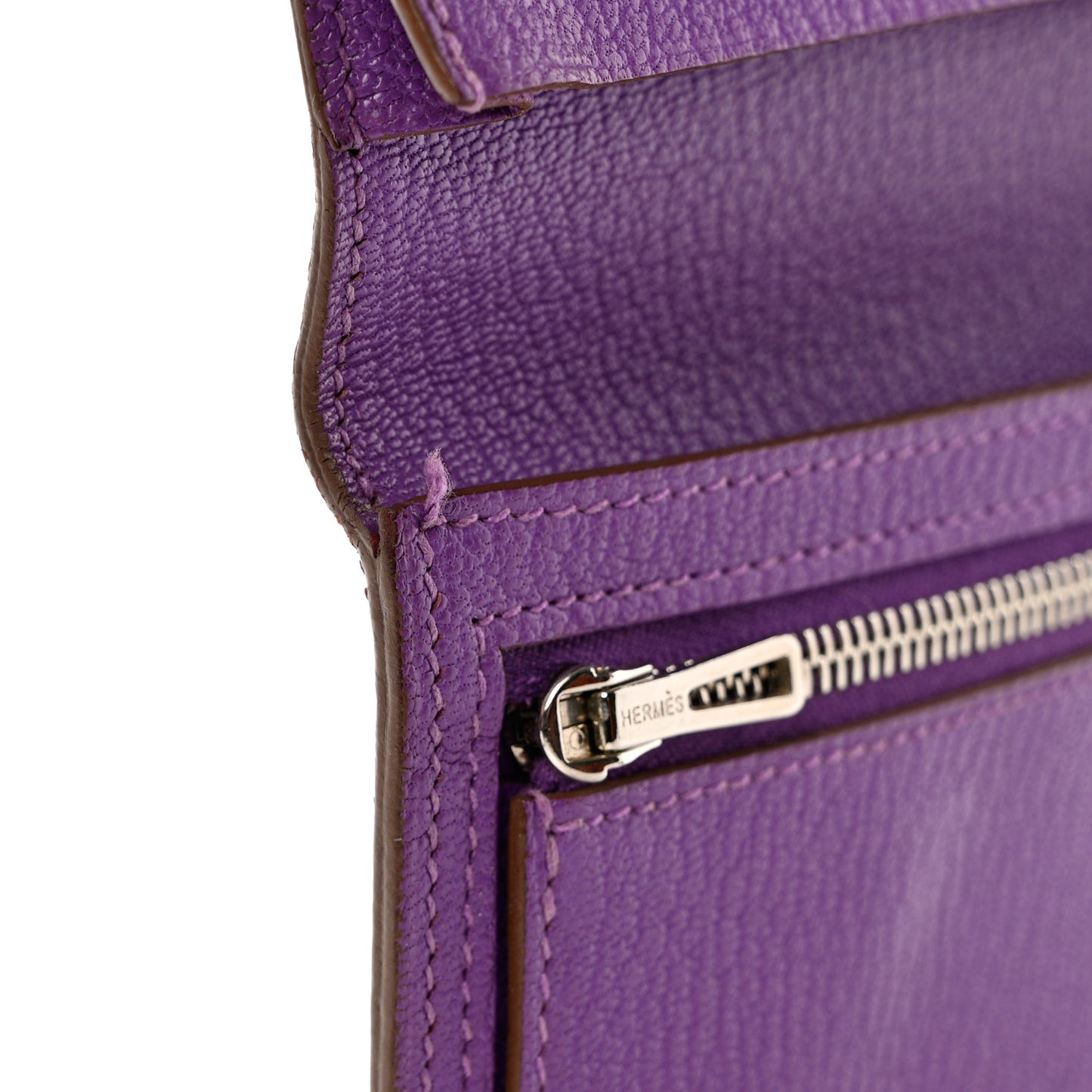 Chevre Mysore Bearn Wallet Parme
