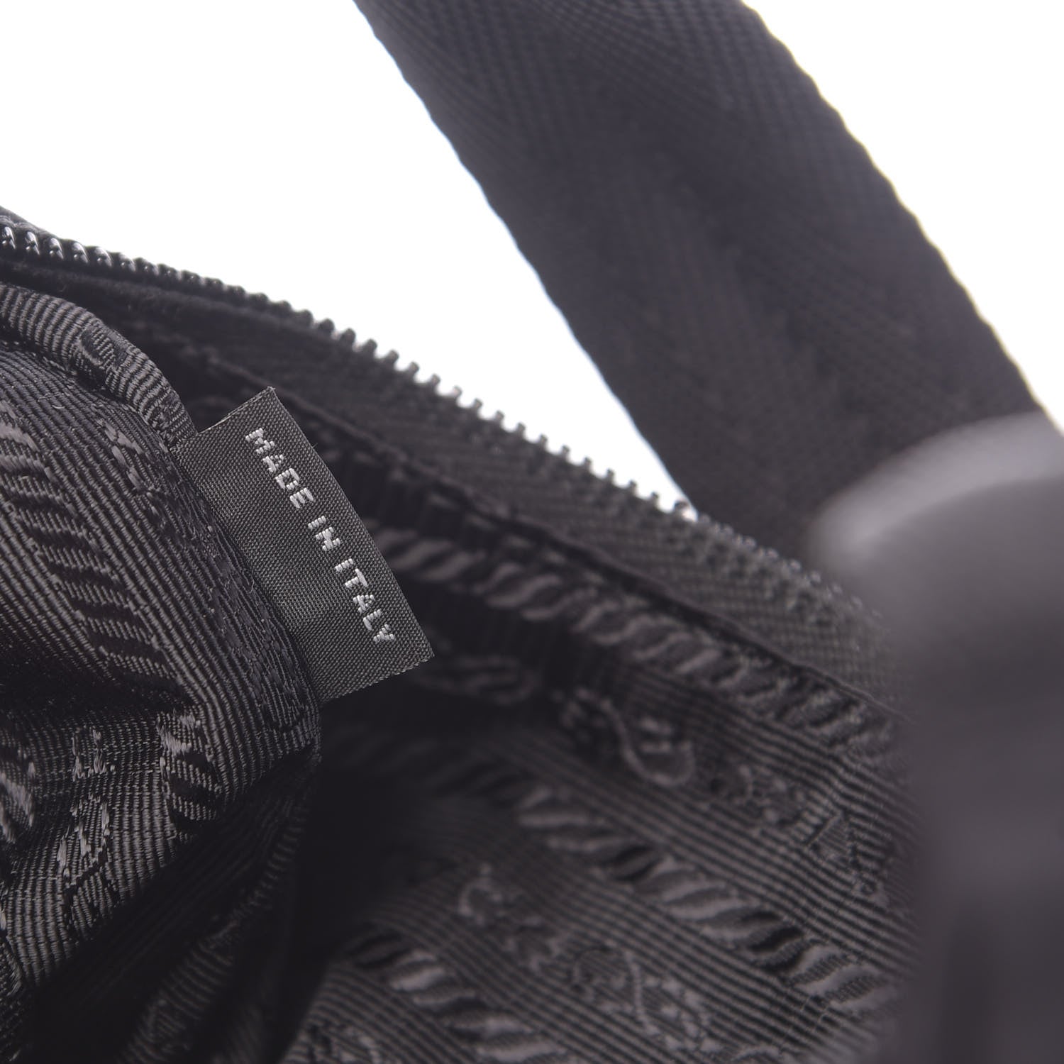 Prada Tessuto Nylon Mini Re-Edition 2000 Bag Black 8 of 12