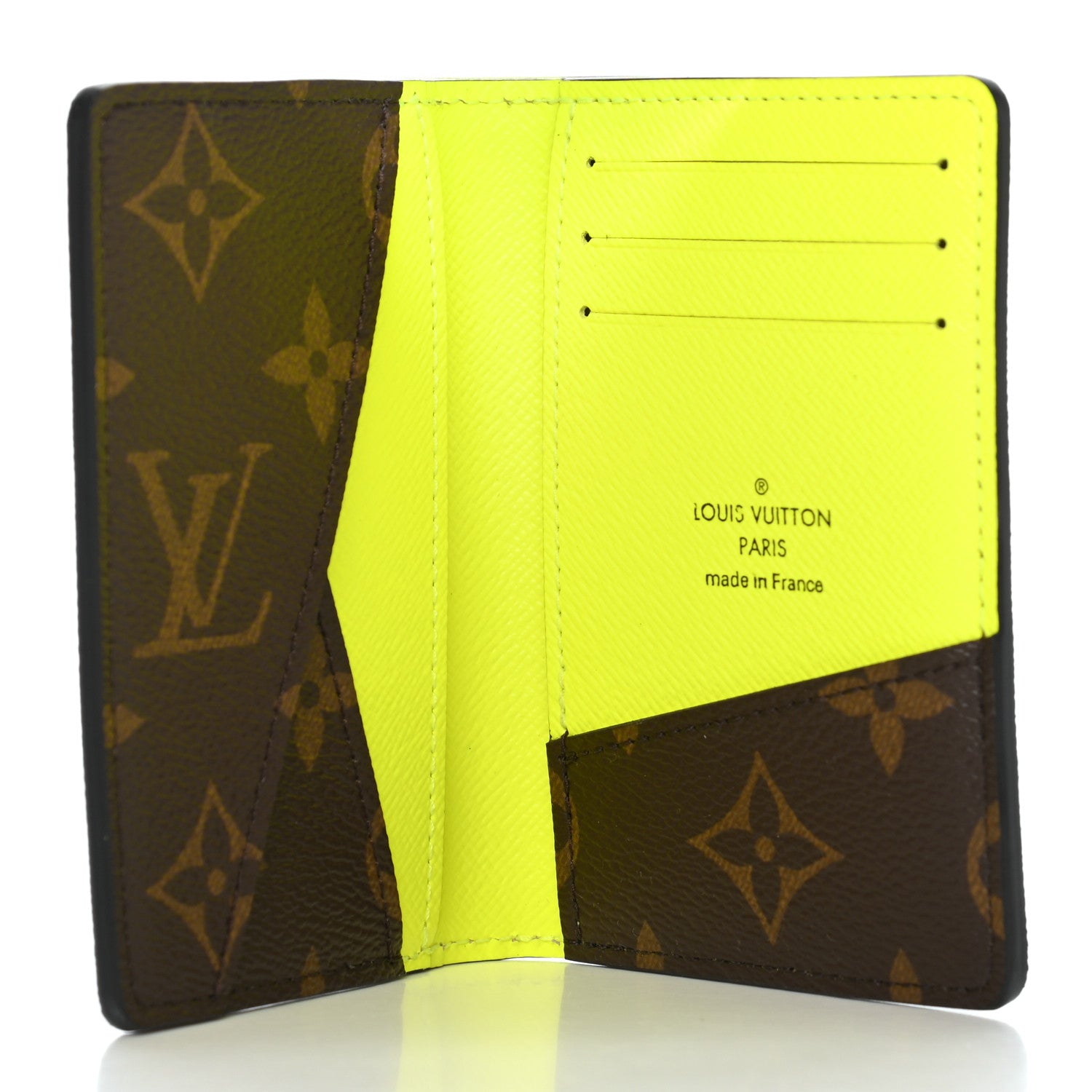 Louis Vuitton Monogram Pocket Organizer NM Yellow 5 of 7