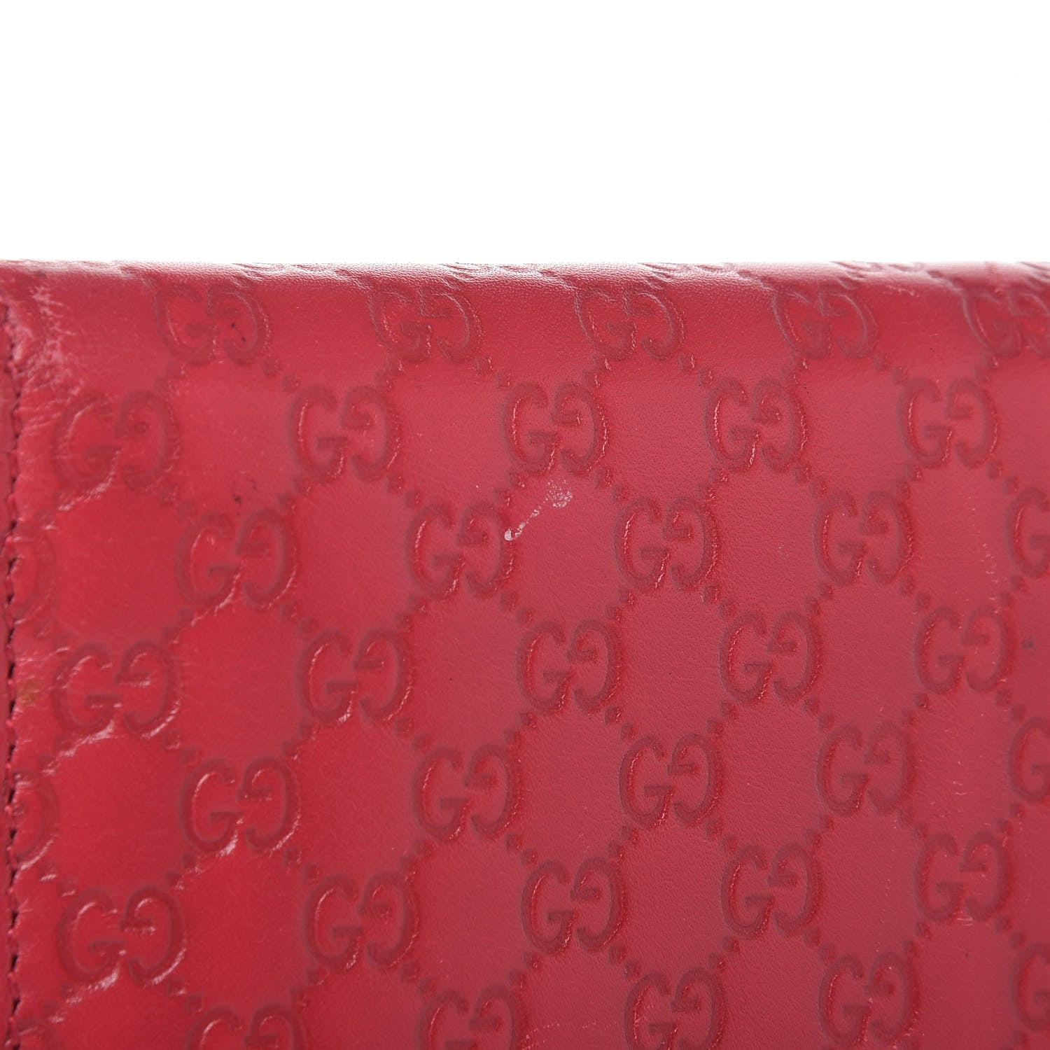 Gucci Microguccissima Interlocking G Continental Wallet Red 9 of 17
