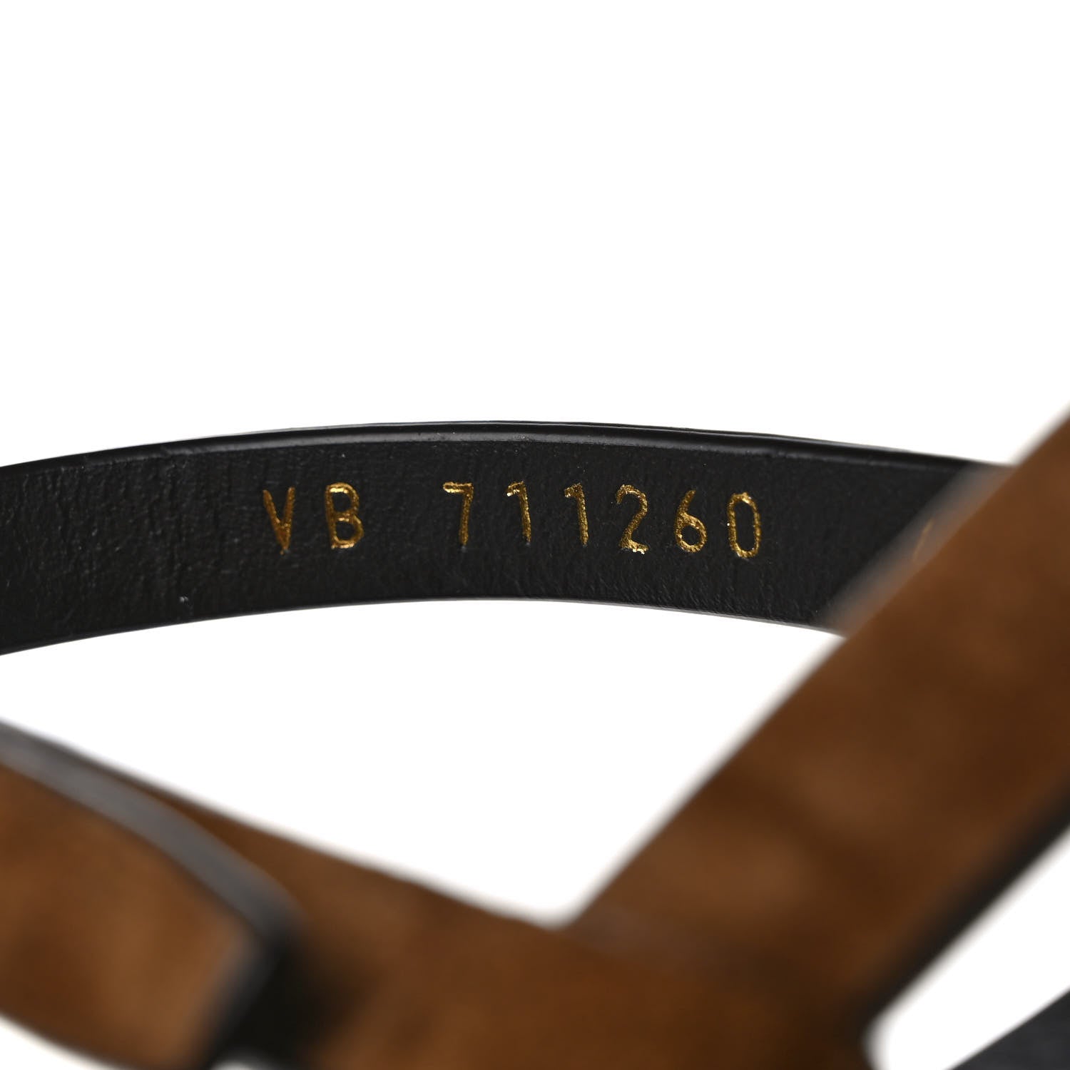 Saint Laurent Suede Cassandra Monogram Sandals 40 Brown 8 of 8