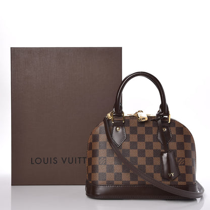 Louis Vuitton Damier Ebene Alma BB 8 of 8