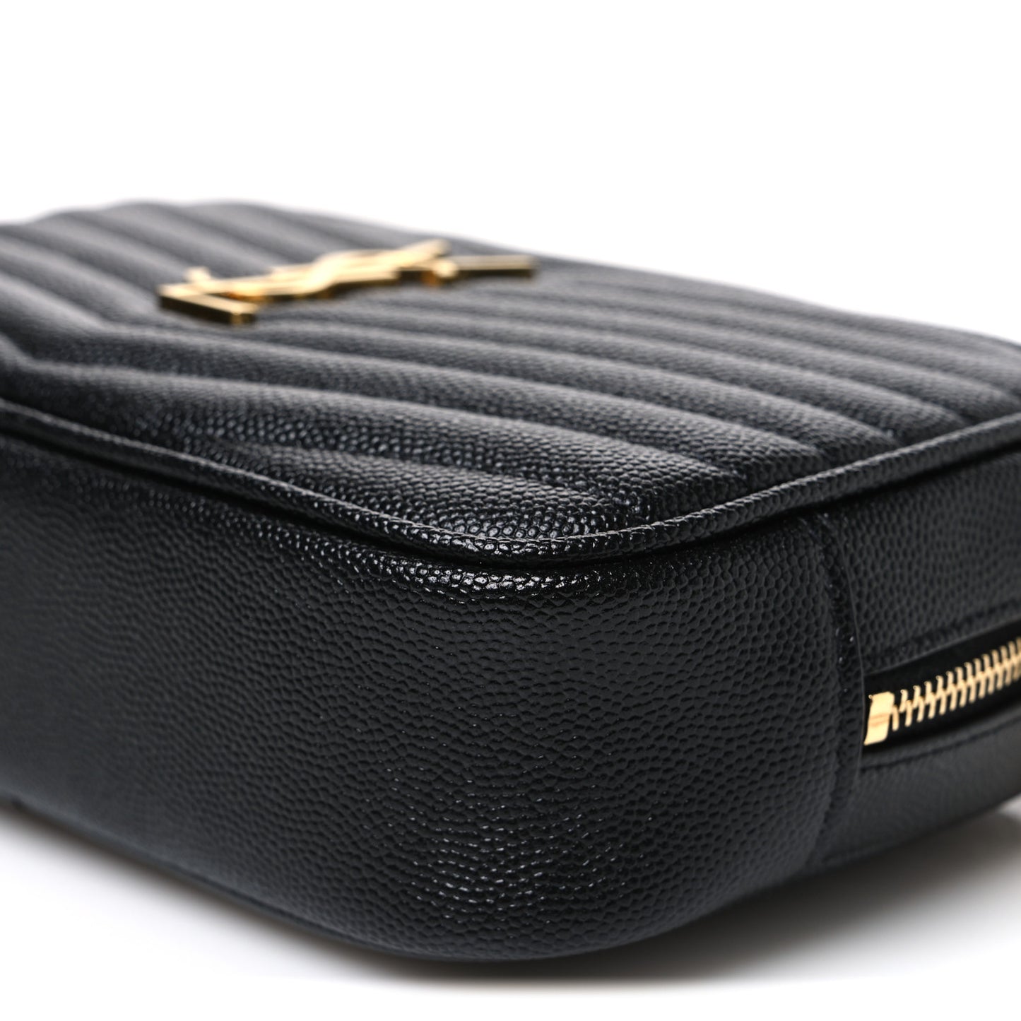 Grain De Poudre Matelasse Monogram Mini Lou Camera Bag Black Black