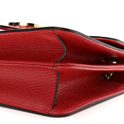 Gucci Dollar Calfskin Small Interlocking G Shoulder Bag Red 10 of 10