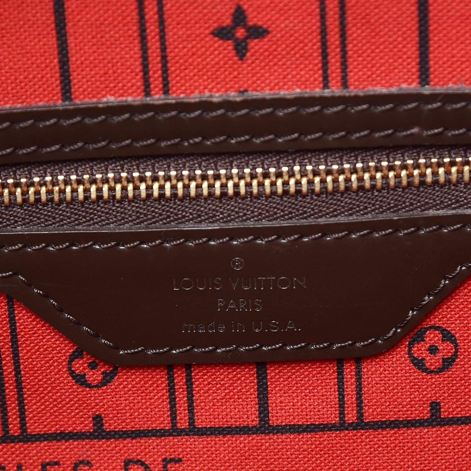 Louis Vuitton Damier Ebene Neverfull MM 6 of 14