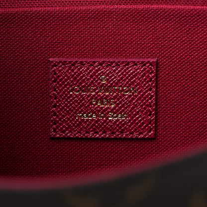 Louis Vuitton Monogram Pochette Felicie Chain Wallet Fuchsia 7 of 10